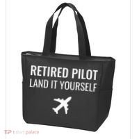 Retired Pilot Land It Yourself Tote Bag thumb 3