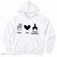 Retro Peace Love Harm Reduction Overdose Awareness Nurse Hoodie thumb 0