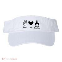 Retro Peace Love Harm Reduction Overdose Awareness Nurse Visor thumb 0