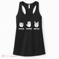 Rock Paper Metal Women's Tank Top thumb 0