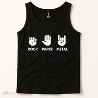 Rock Paper Metal Tank Top thumb 2