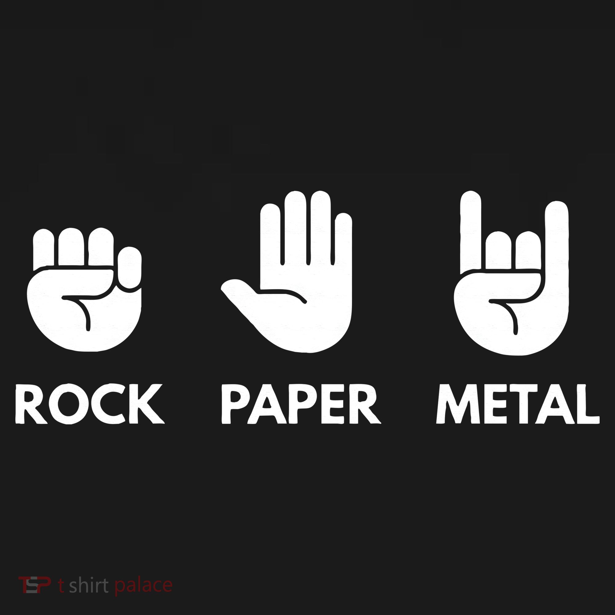 Rock Paper Metal Visor
