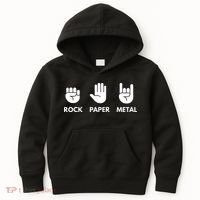 Rock Paper Metal Kids Hoodie thumb 0