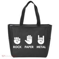 Rock Paper Metal Tote Bag thumb 0