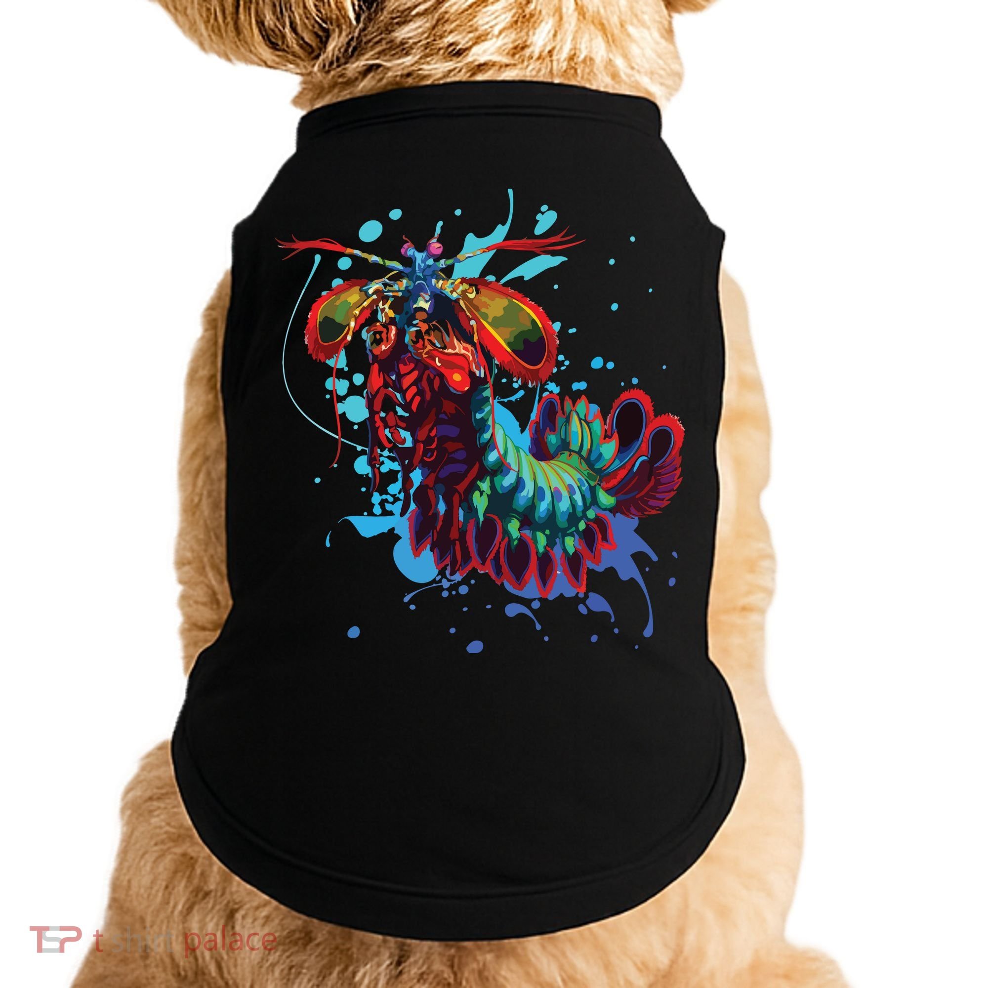 Rainbow Peacock Mantis Shrimp Doggie Tank