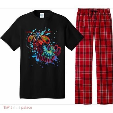 Rainbow Peacock Mantis Shrimp Pajama Set