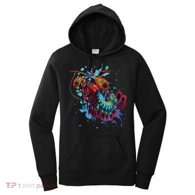 Rainbow Peacock Mantis Shrimp Women's Hoodie