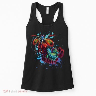 Rainbow Peacock Mantis Shrimp Women's Tank Top