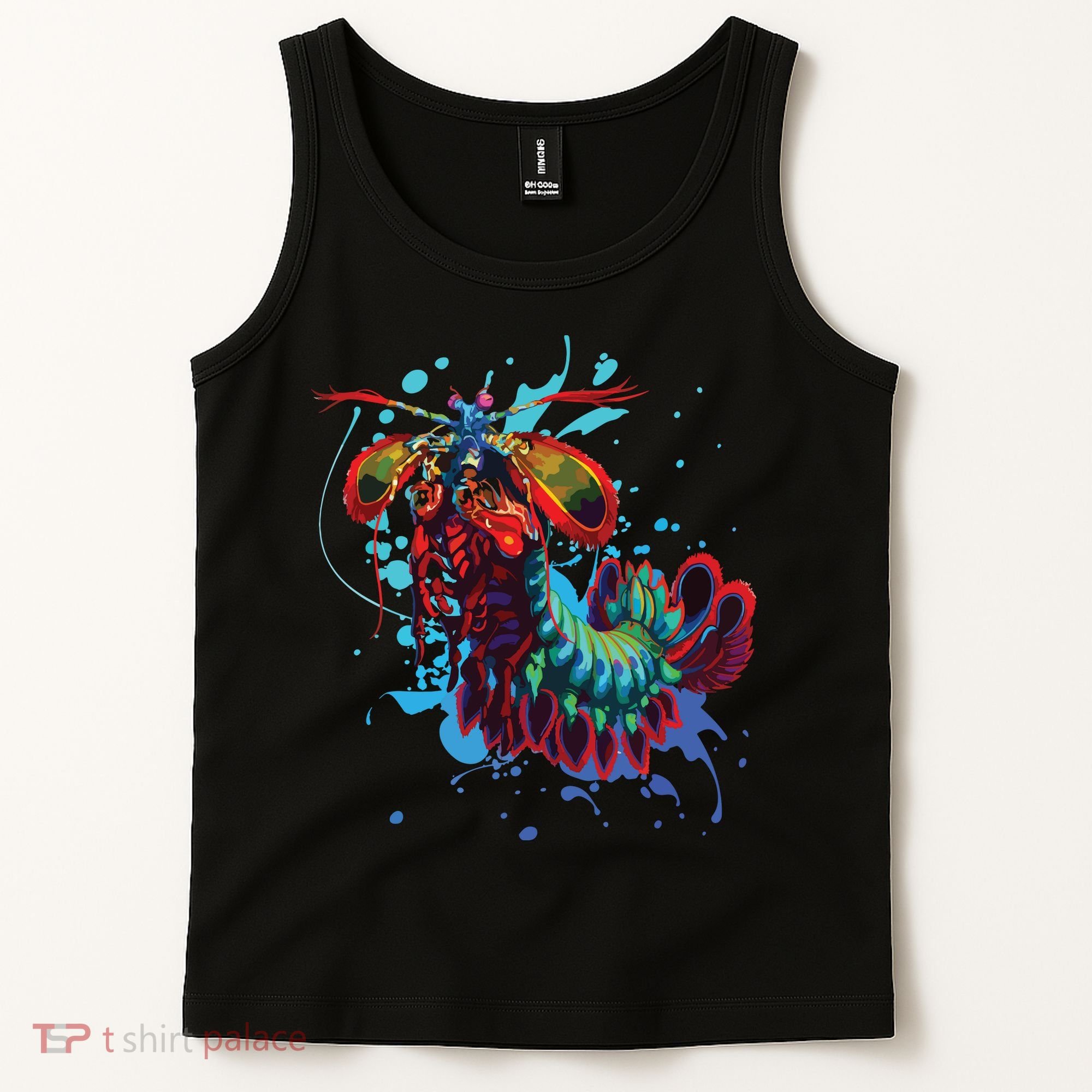 Rainbow Peacock Mantis Shrimp Tank Top