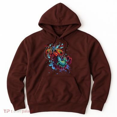 Rainbow Peacock Mantis Shrimp Hoodie