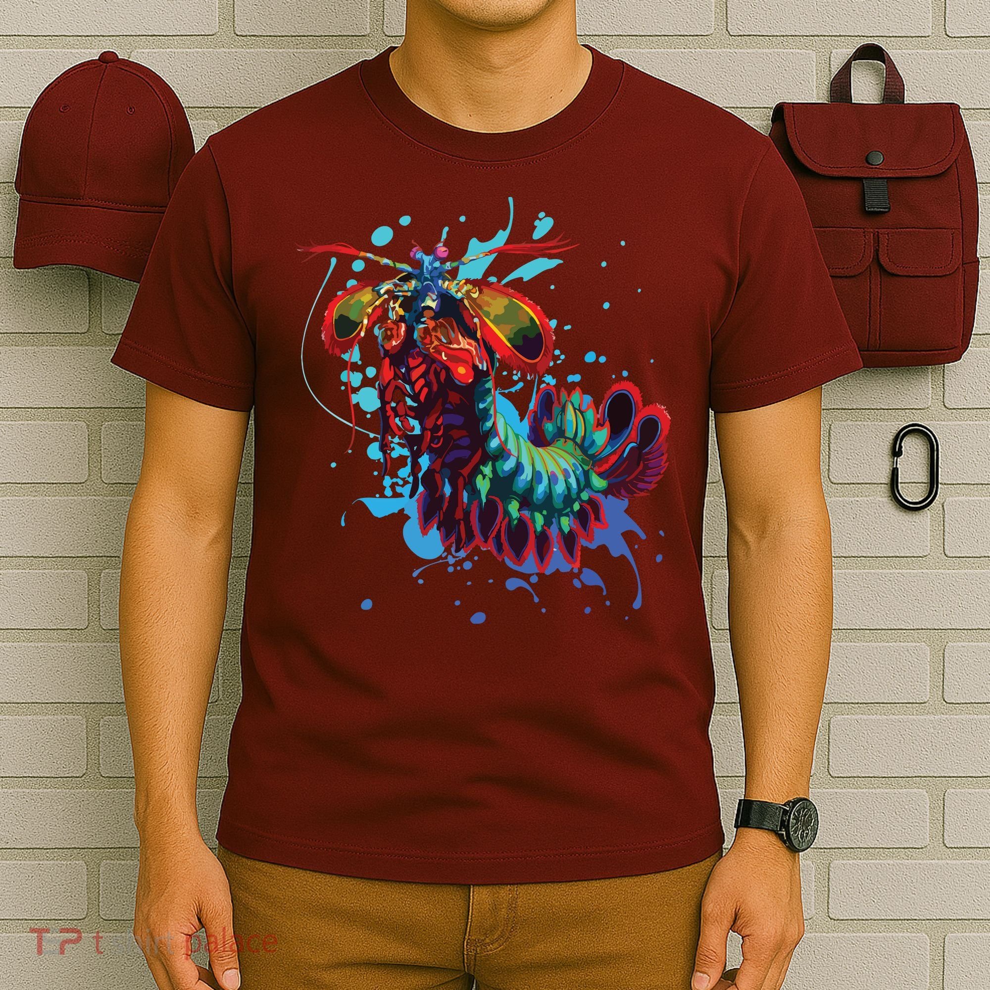 Rainbow Peacock Mantis Shrimp T-Shirt