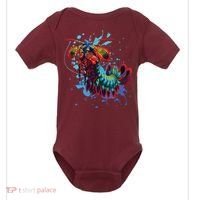 Rainbow Peacock Mantis Shrimp Baby Bodysuit thumb 0