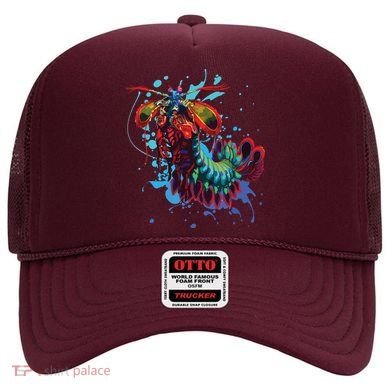 Rainbow Peacock Mantis Shrimp Hat