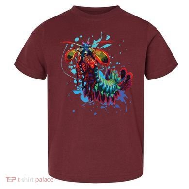 Rainbow Peacock Mantis Shrimp Toddler T-Shirt