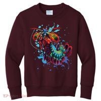 Rainbow Peacock Mantis Shrimp Kids Sweatshirt thumb 0