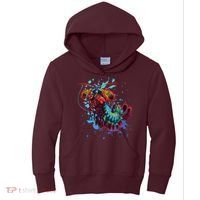 Rainbow Peacock Mantis Shrimp Kids Hoodie thumb 0