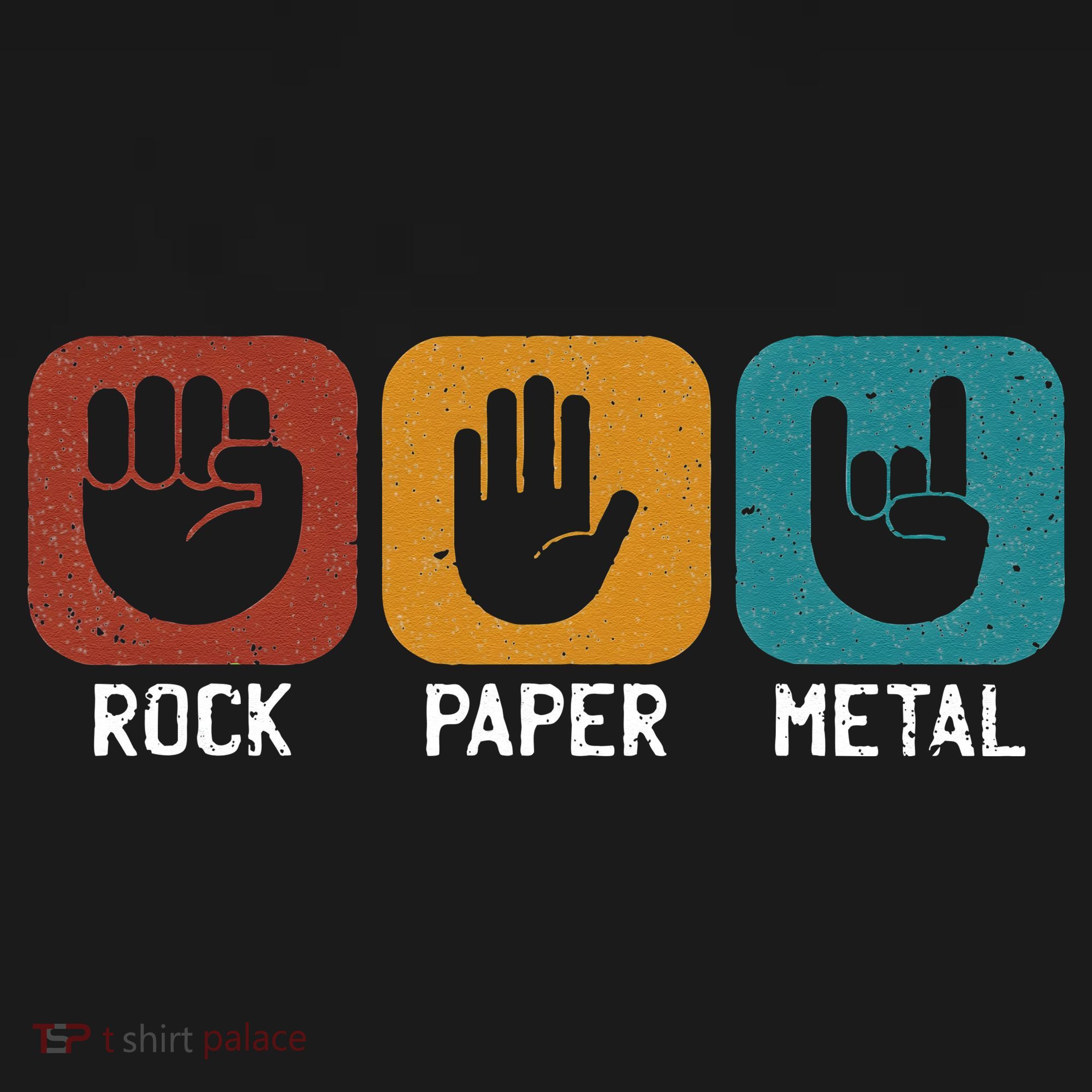 Rock Paper Metal Heavy Metal Music Women's Tank Top