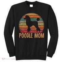 Retro Poodle Mom Gift Dog Mother Pet Poodle Mama Sweatshirt thumb 0