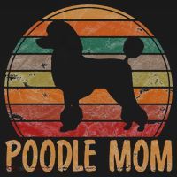 Retro Poodle Mom Gift Dog Mother Pet Poodle Mama T-Shirt thumb 7