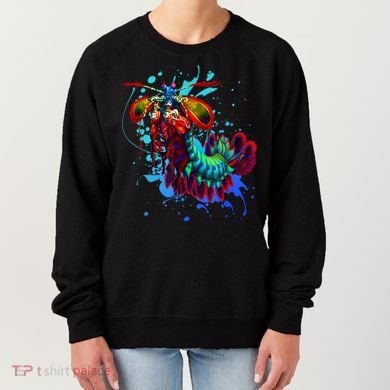 Rainbow Peacock Mantis Shrimp Blue Splash Women's Sweatshirt