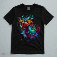 Rainbow Peacock Mantis Shrimp Blue Splash T-Shirt thumb 5