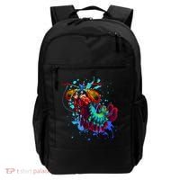 Rainbow Peacock Mantis Shrimp Blue Splash Backpack thumb 0
