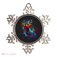 Rainbow Peacock Mantis Shrimp Blue Splash Ornament thumb 0