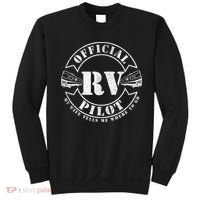 RV Pilot Motorhome Camping Retirement Adventure Class A Sweatshirt thumb 0