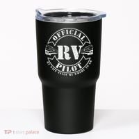 RV Pilot Motorhome Camping Retirement Adventure Class A Tumbler thumb 0