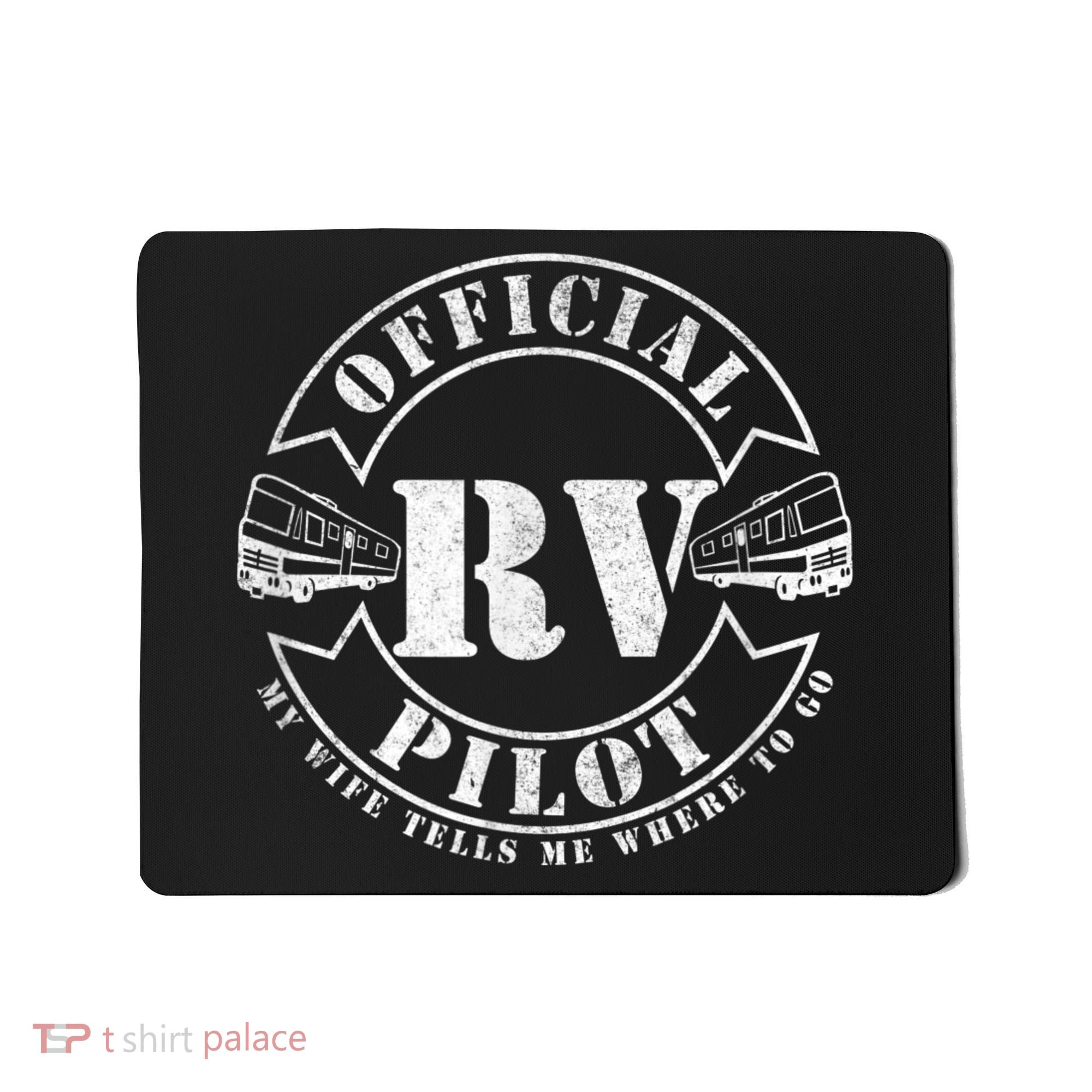 RV Pilot Motorhome Camping Retirement Adventure Class A Mousepad