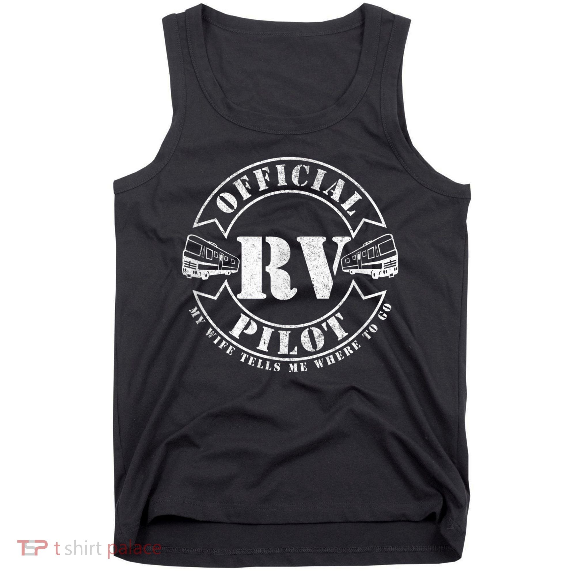 RV Pilot Motorhome Camping Retirement Adventure Class A Tank Top