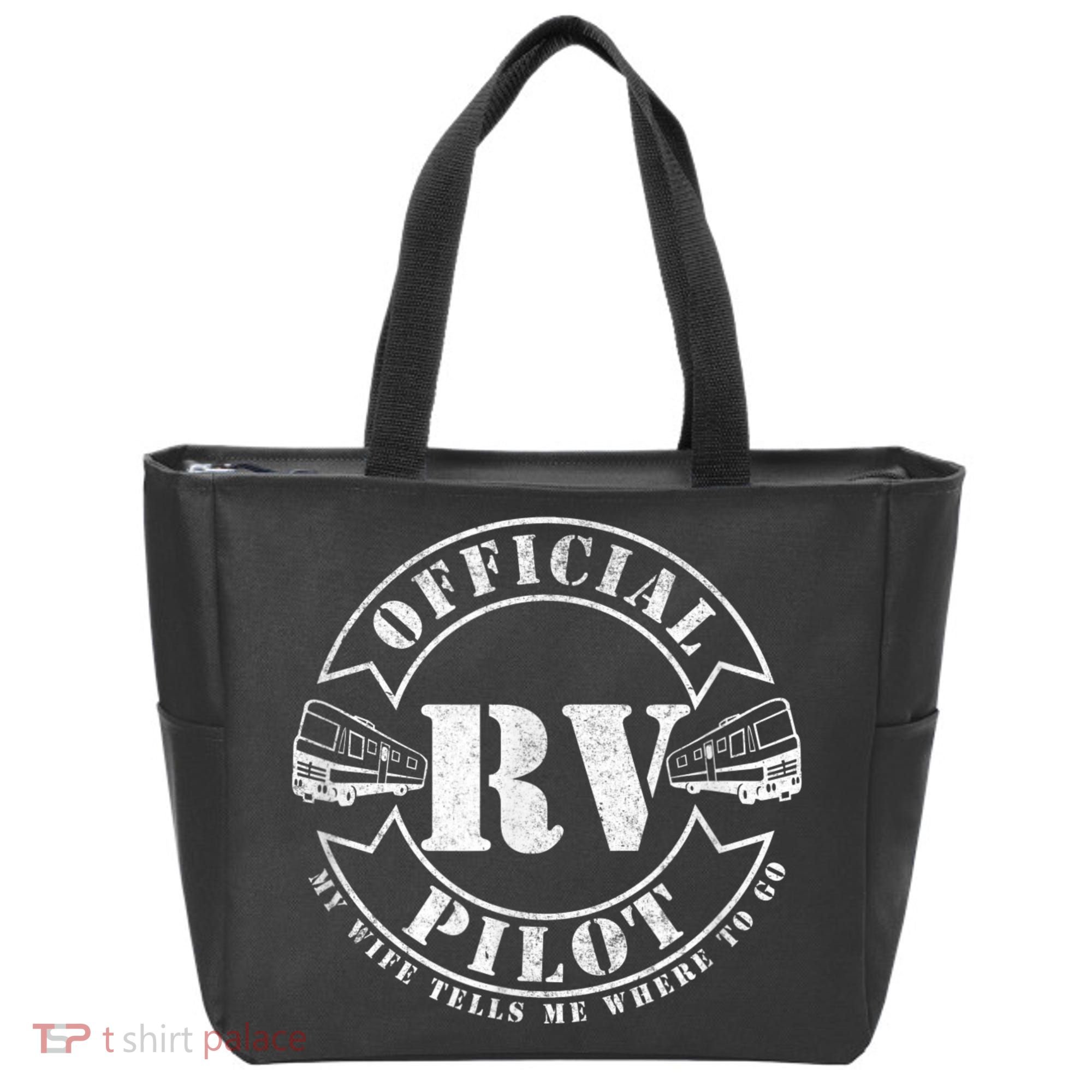 RV Pilot Motorhome Camping Retirement Adventure Class A Tote Bag
