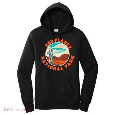 Red Planet Mars National Park Explore Mars Vintage Women's Hoodie