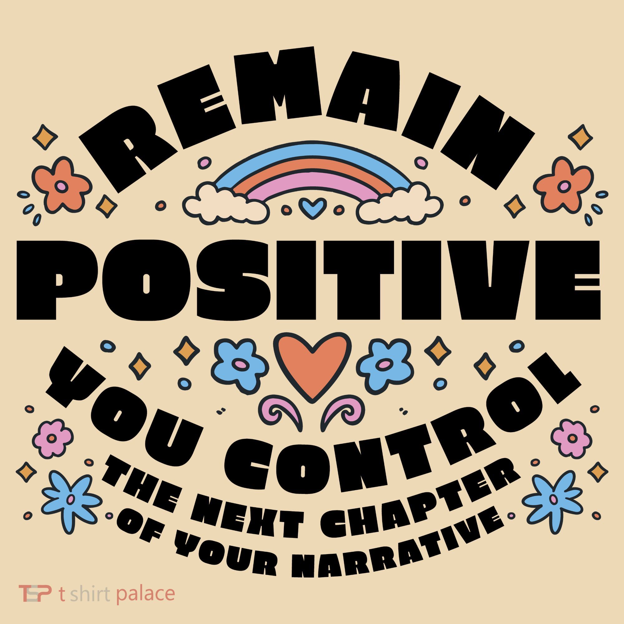 Remain Positive Motivation Quote Tote Bag