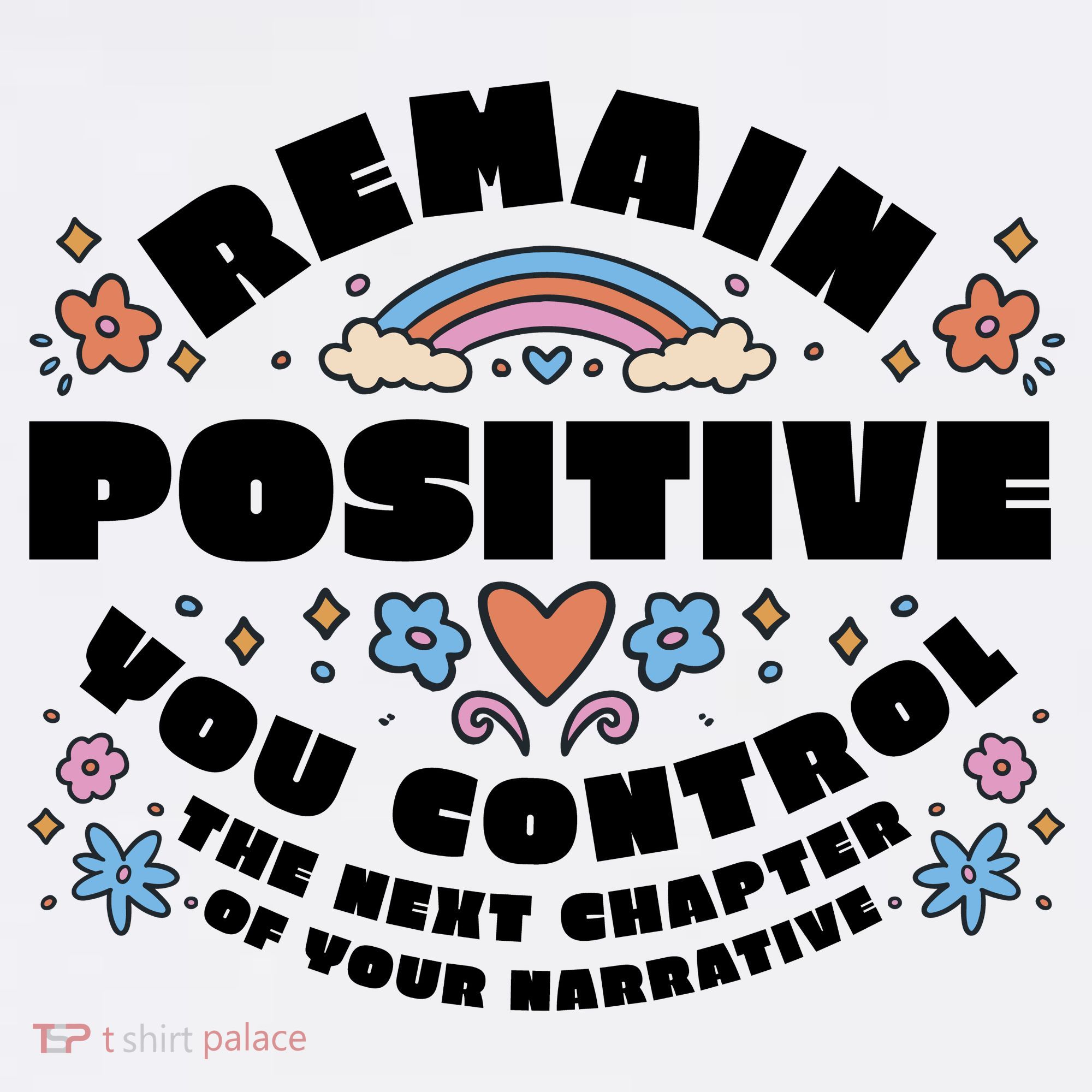 Remain Positive Motivation Quote Women's Hoodie