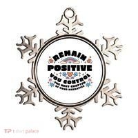 Remain Positive Motivation Quote Ornament thumb 0