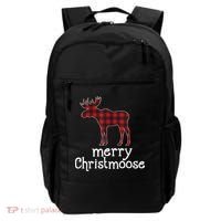 Red Plaid Merry Christmoose Christmas GIFT Backpack thumb 0