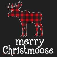 Red Plaid Merry Christmoose Christmas GIFT Beanie thumb 2