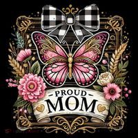 Rustic Proud Mom Elegant Butterfly & Flowers For Mothers  Coffee Mug thumb 5