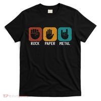 Rock Paper Metal Heavy Metal Music T-Shirt thumb 0