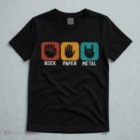 Rock Paper Metal Heavy Metal Music T-Shirt thumb 5