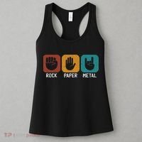 Rock Paper Metal Heavy Metal Music Women's Tank Top thumb 3