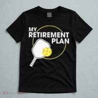 Retired Pickleball My Retirement Plan Pickleball Paddle T-Shirt thumb 5