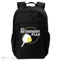 Retired Pickleball My Retirement Plan Pickleball Paddle Backpack thumb 0