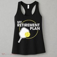 Retired Pickleball My Retirement Plan Pickleball Paddle Women's Tank Top thumb 3