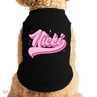 Retro Pink Nicki Doggie Tank thumb 0