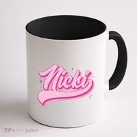 Retro Pink Nicki Coffee Mug thumb 1