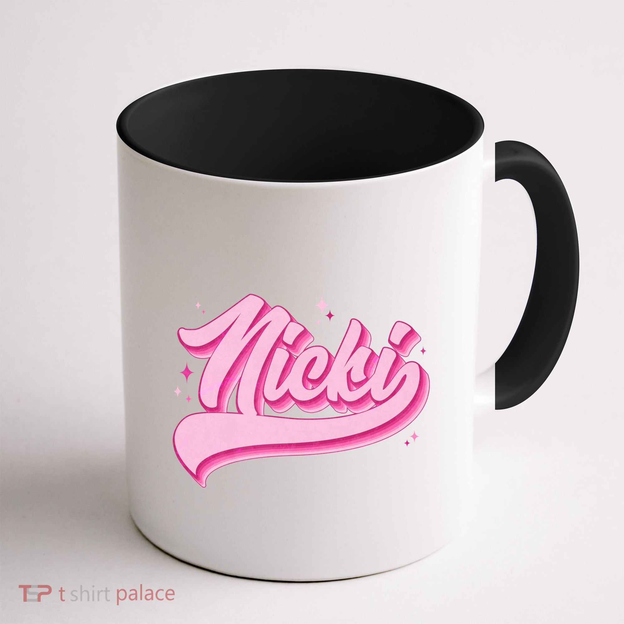 Retro Pink Nicki Coffee Mug
