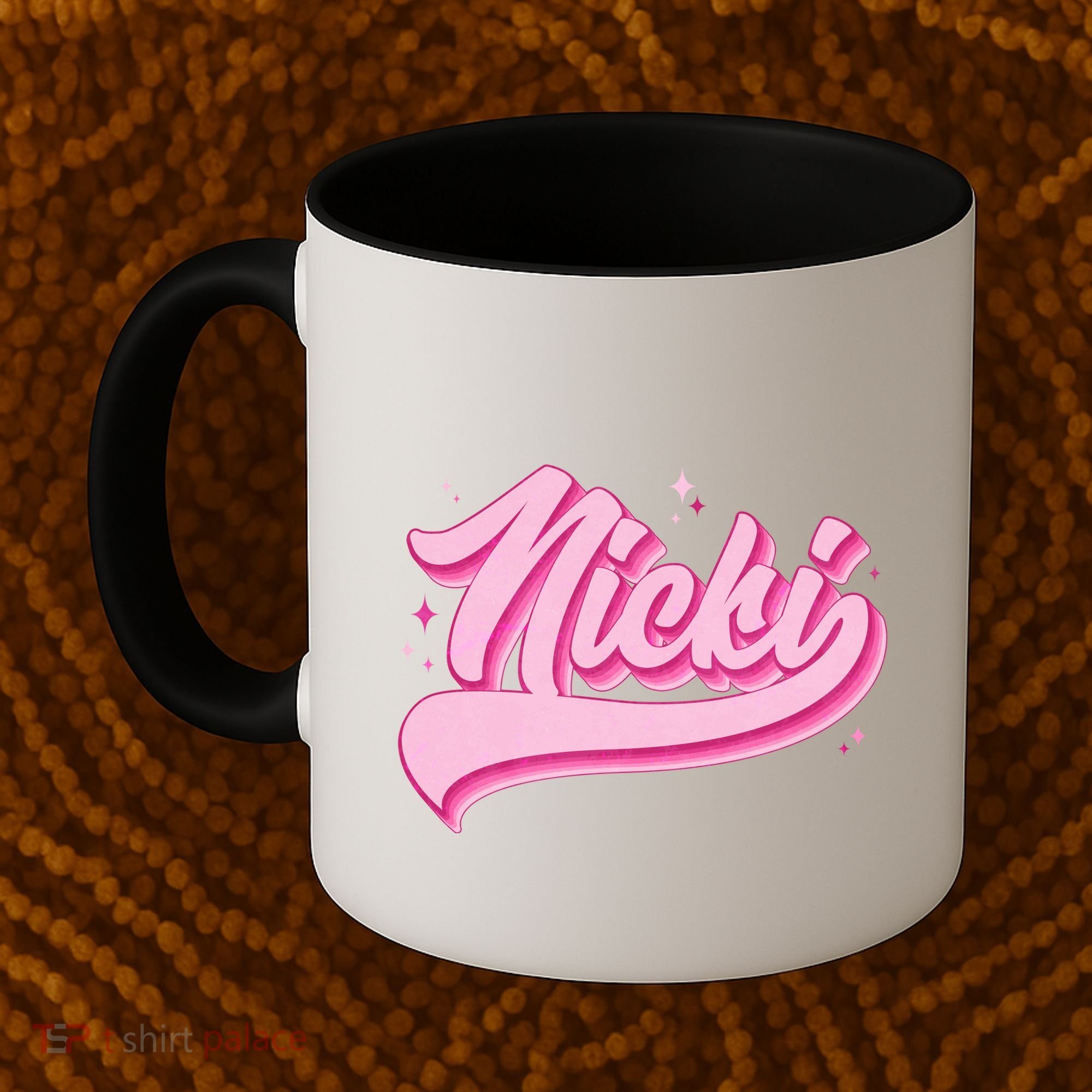 Retro Pink Nicki Coffee Mug