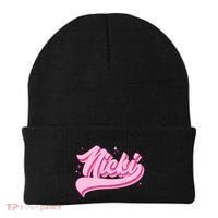 Retro Pink Nicki Beanie thumb 0